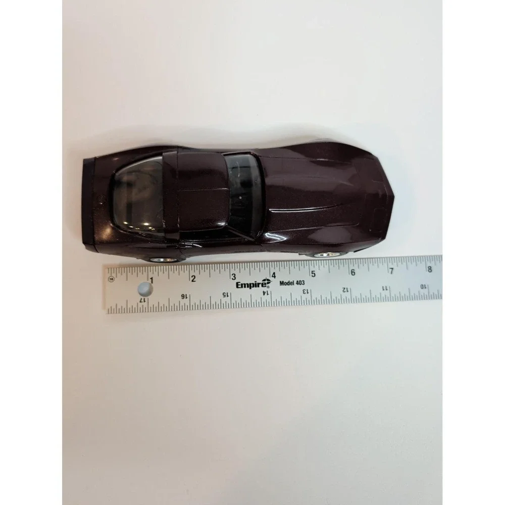 1982 Chevrolet Corvette Dark Claret Diecast Model Car w/ Box C3 Corvette